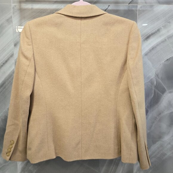 NWT Talbots 100% Camel Hair suit with skirt, size 4P - Picture 8 of 15